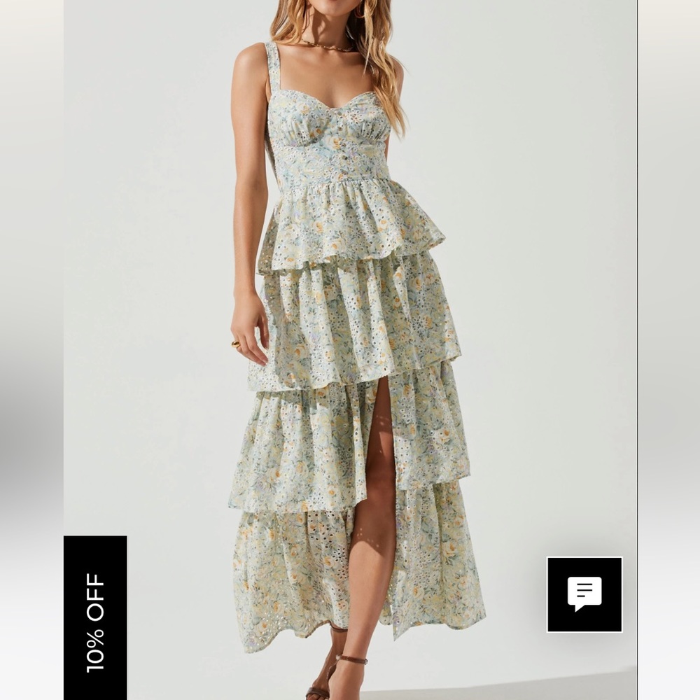 ASTR Midsommar Floral Maxi Dress